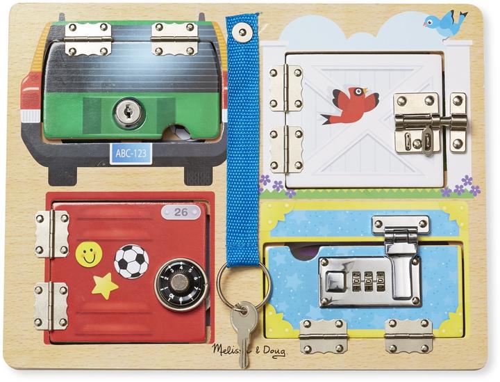 Melissa & Doug Board With Locks And Bolts