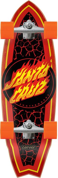 Image du produit Santa Cruz Flame Dot Shark Surf Skate Carver CX (31.52")