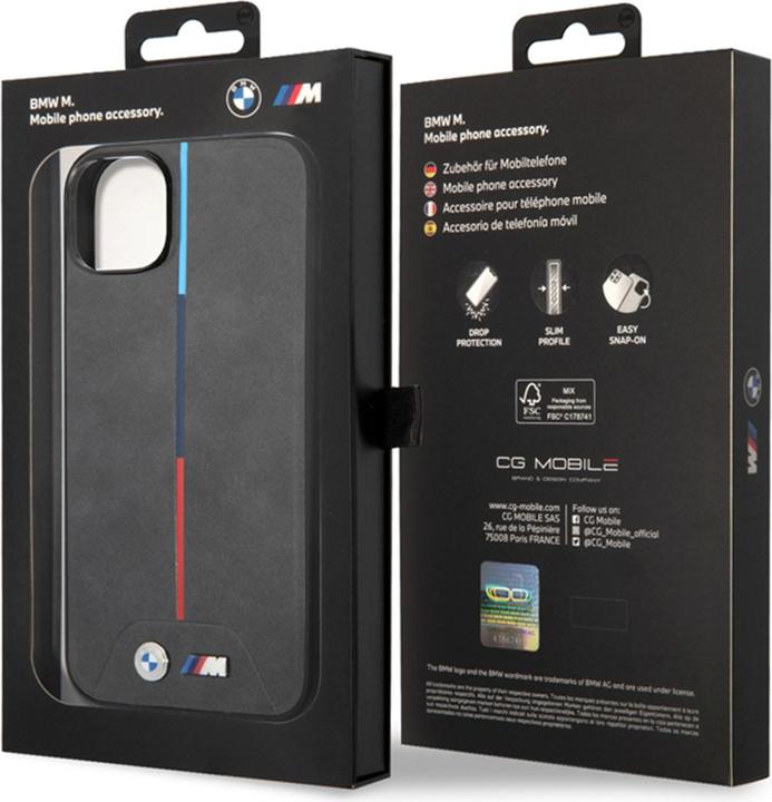 Produktbild BMW Etui BMHCP14M22PVTA iPhone 14 Plus 6,7" szary/grey Quilted Tricolor (Apple iPhone 14 Plus)