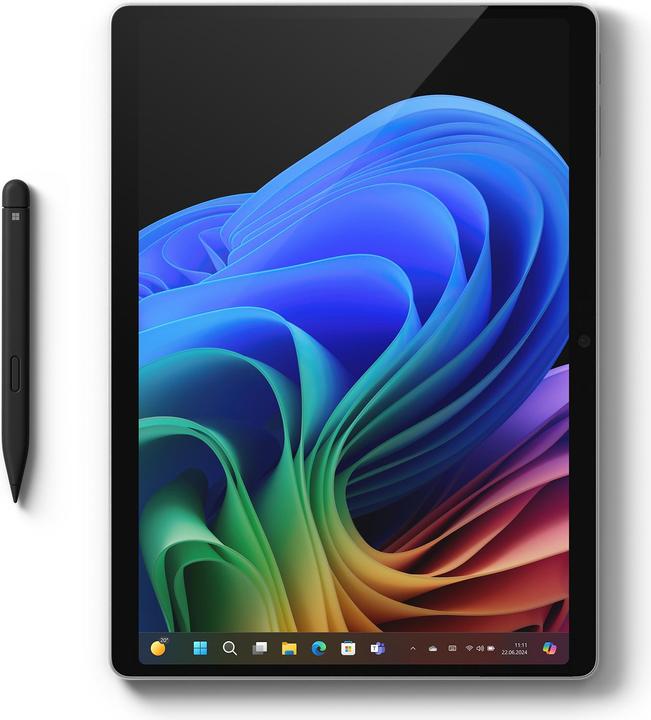Productafbeelding Microsoft Surface Pro – Copilot+ PC (mit Netzteil) – 11. Edition (13", Snapdragon X Plus X1P-64-100, 16 GB, 512 GB, Zonder toetsenbordindeling)