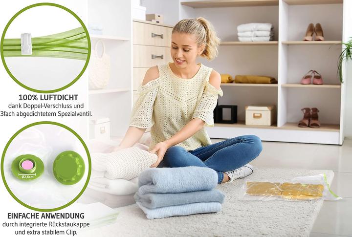 Image du produit Nordic Vakuumbeutel-Set für Kleidung (6x, Grösse S)
