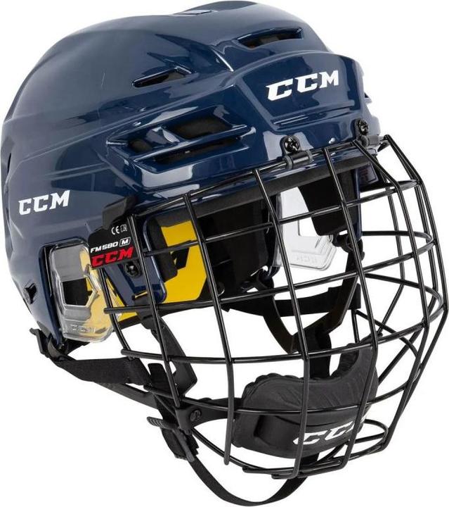 Image du produit CCM Tacks 210 SR casque de hockey avec cage (L, blanc) (L)