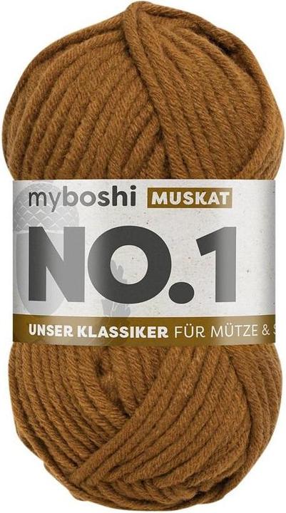 Myboshi Wolle Nr.1 col.176 muskat 50 g, 55 m, 70 % PAN, 30 % WO (55 m)