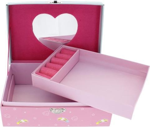 Produktbild Besttoy Schmuckbox - Einhorn mit Regenbogen - ca. 20 x 13,7 x 11,5 cm
