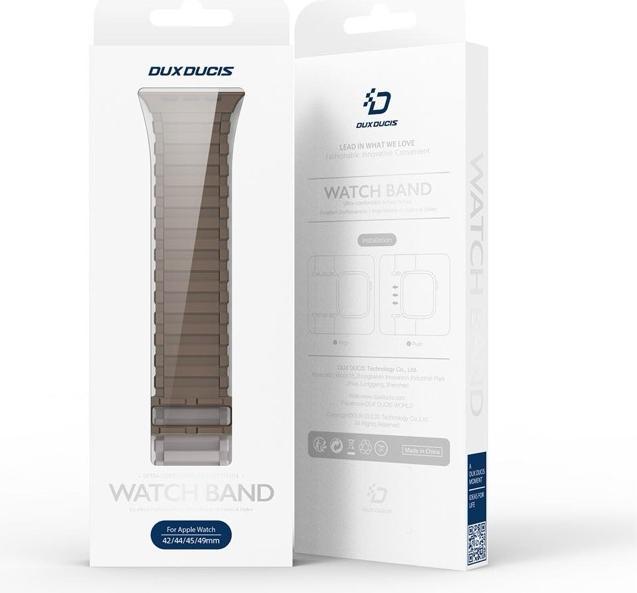 Actual product image Dux Ducis KJ bracelet (45 mm, 44 mm, 42 mm, 49 mm, Silicone (liquid))
