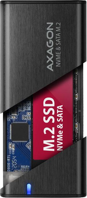 Image du produit Axagon EEM2-SB2 Boîtier USB-C 3.2 Gen 2, M.2 SSD - noir (M.2 2260, M.2 2242, M.2 2280)