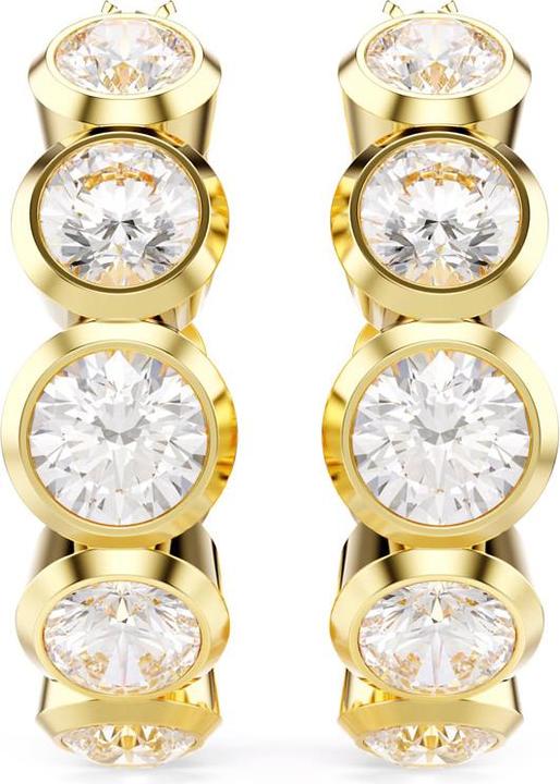 Image du produit Swarovski Imber Kreolen Rundschliff Weiss Gold (Métal Swarovski)
