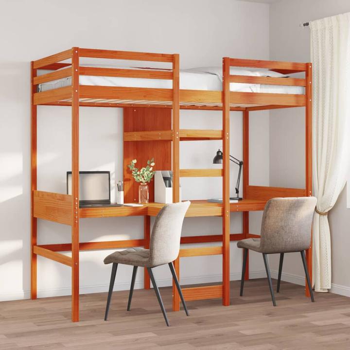 Image du produit VidaXL Lit surélevé sans matelas (75 x 190 cm)