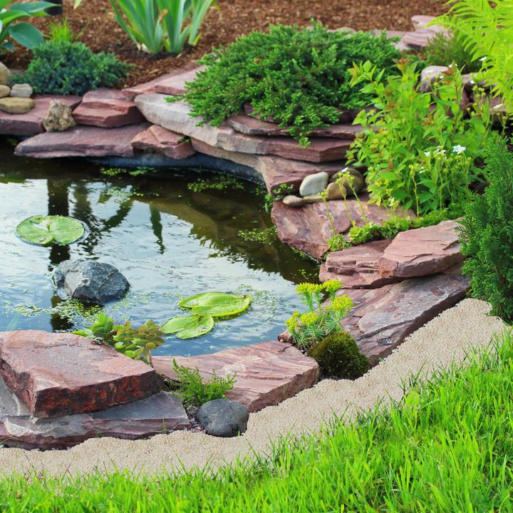 Actual product image Relaxdays Marble gravel