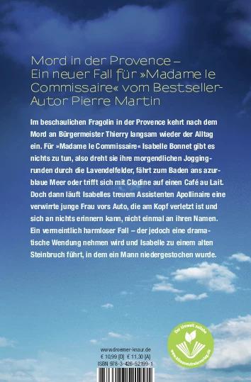 Image du produit Madame le Commissaire und die Frau ohne Gedächtnis (Allemand, Pierre Martin, 2020)