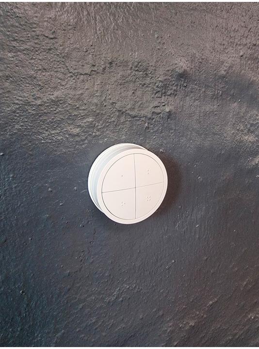 Image du produit Light Solutions Support rond pour interrupteur Hue Tap Dial