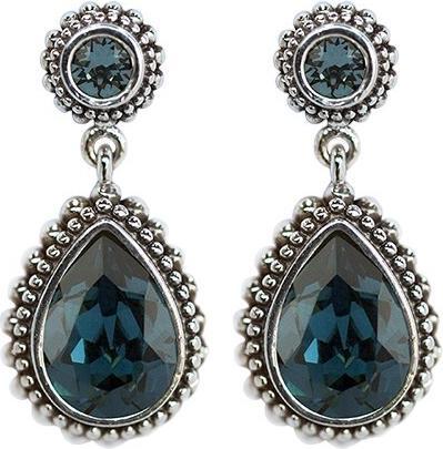 Produktbild Steinkult Ohrringe "Amira" (Kristallstein, Messing, 925 Sterling Silber versilbert)