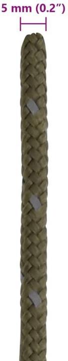 Immagine prodotto VidaXL Corda per tenda Riflettente con tendicorda 50 m 5 mm