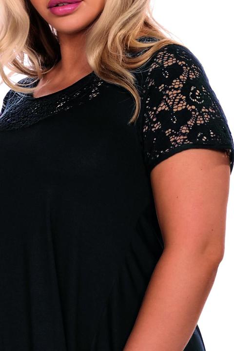 Image du produit Hamana Chemise de nuit en noir (XXL)