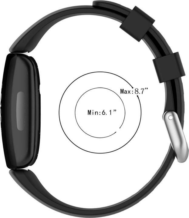 Actual product image Cover-Discount Fitbit Inspire 2 - Silicone Replacement Bracelet Black (Silicone)