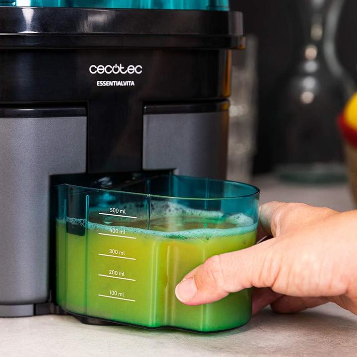 Actual product image Cecotec Presse agrumes électrique compatible EssentialVita Twice (Noir/Gris)
