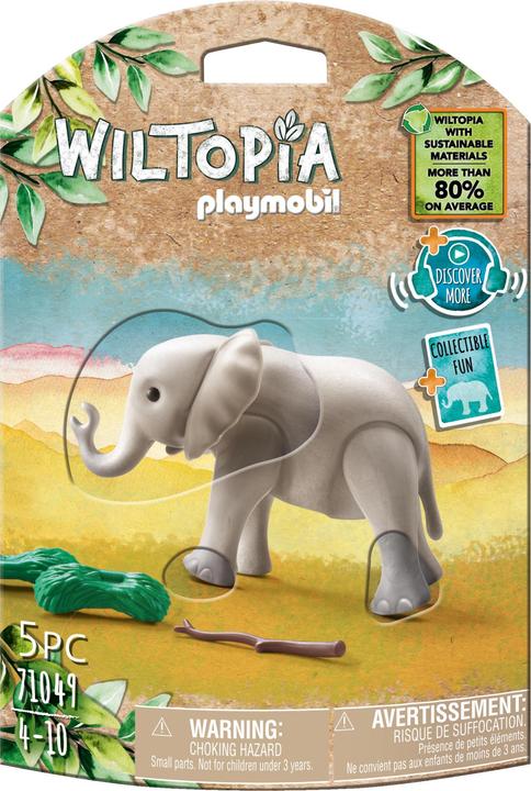 Produktbild Playmobil Junger Elefant (71049, Playmobil Wiltopia)