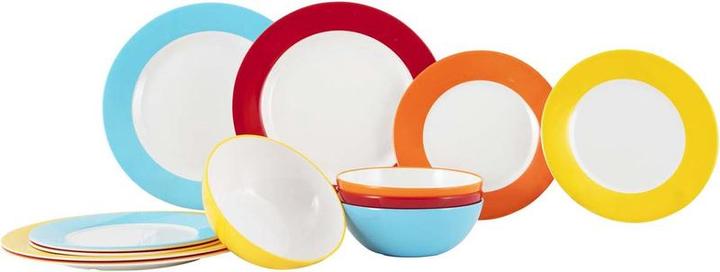 Immagine prodotto Frankana Set di stoviglie Colour Line12 pezzi, colorati