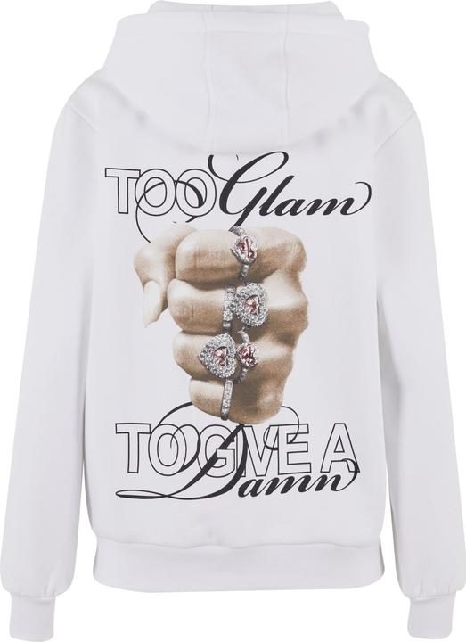 Actual product image Miss Tee Give A Damn Ladies Fluffy Hoody - 174147 (L)
