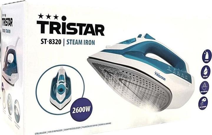 Image du produit Tristar ST-8320 Fer à repasser à vapeur (2600 W, 70 g/min)