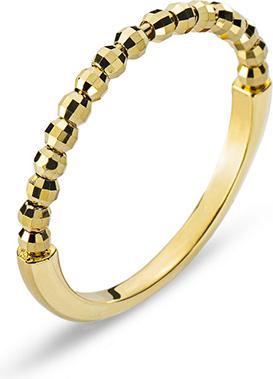 Image du produit Natsumi Schmuck Bague en or jaune 18K/750 sphère taillée (57, Or 750/18 K)