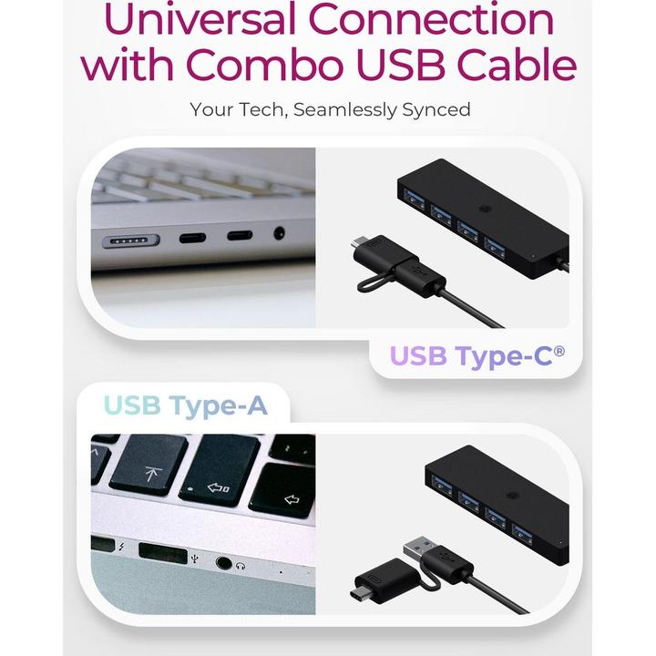 Produktbild Icy Box IB-HUB1424-C3 (USB-C, USB-A, 4 Ports)