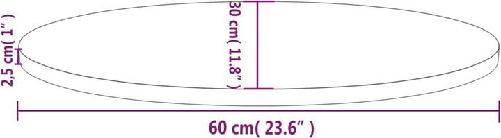 Actual product image VidaXL Natasha (60 x 30 x 2.5 cm)