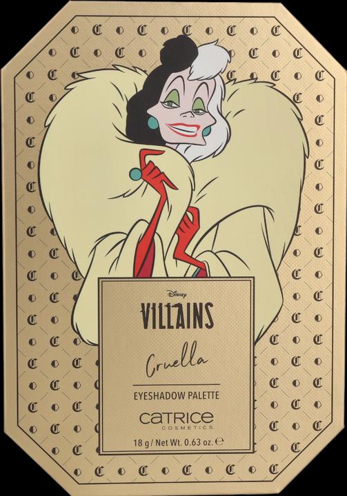 Actual product image Catrice Disney Villains Cruella Eyeshadow Palette 18 Colors Long-Lasting Vegan (#020 Fashion Above All)