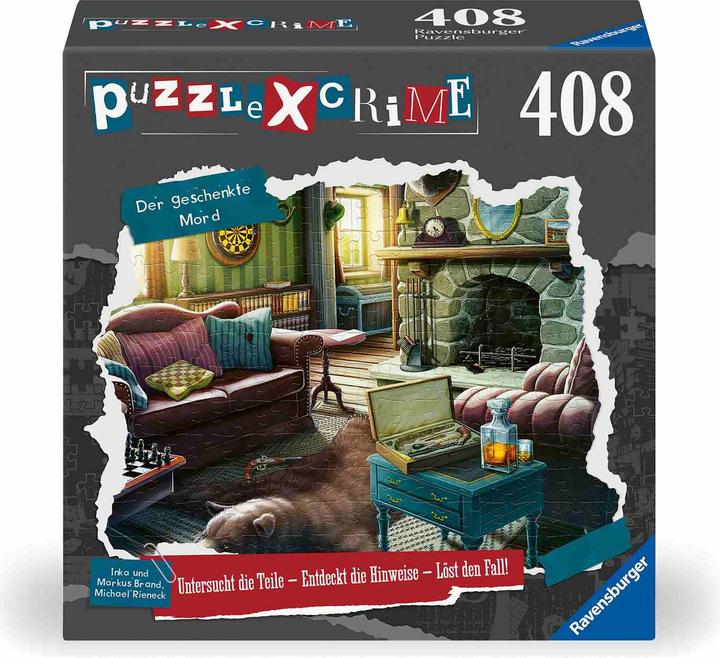 Actual product image Ravensburger Puzzle X Crime - The Gift of Murder - 408 Piece Puzzle Crime Game for 1-4 Players (408 pieces)