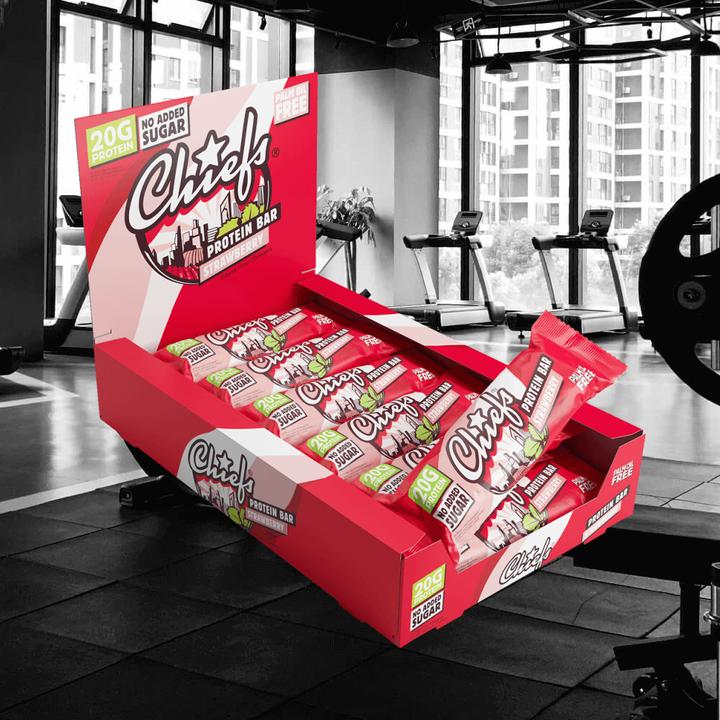 Immagine prodotto Chiefs Protein Bar (Fragola, 12 pz., 660 g)