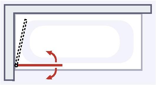 Image du produit Schulte Pare-brise avec panneau simple Komfort