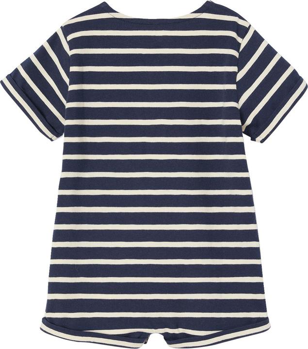 Produktbild Vertbaudet Bio-Kollektion: Gemusterter Baby Kurzoverall (92)