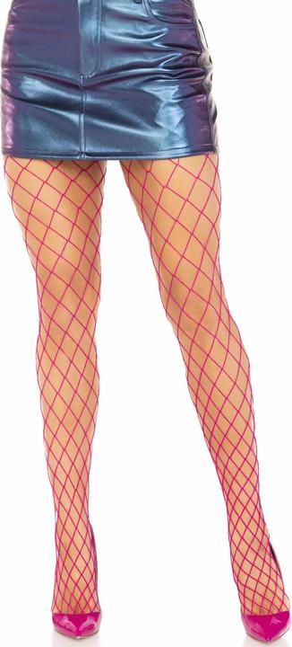 Produktbild Leg Avenue Diamond-Netzstrumpfhose Rosa (One Size)
