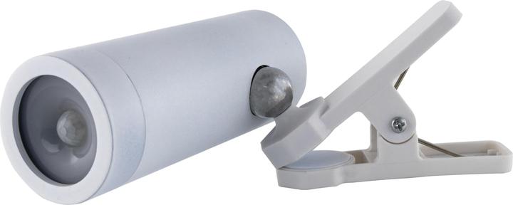 Actual product image REV LED Akku Clip Leuchte mit Schalter, weiss 2014100300 (180 lm)