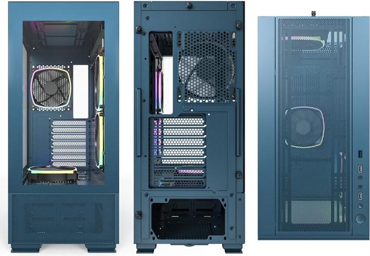 Produktbild Montech SKY TWO, Midi-Tower - blau (ATX, Mini-ITX, mATX)