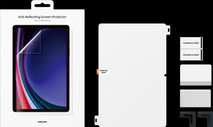Actual product image Samsung Anti Reflecting Screen Protector (1 Piece, Galaxy Tab S9 Plus, Galaxy Tab S9 FE+)