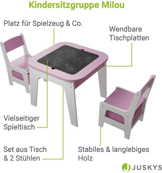Produktbild Juskys Kindersitzgruppe Milou (Kindersitzgruppe)