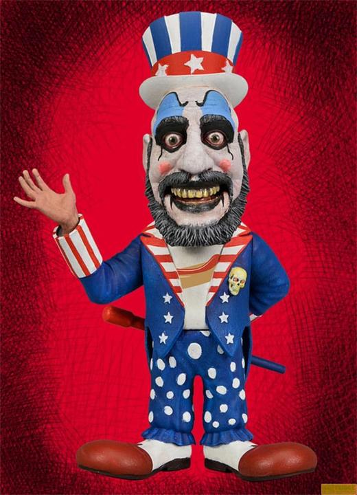 Actual product image Neca La Maison des mille morts pack 3 figurines Little Big Head 15 cm