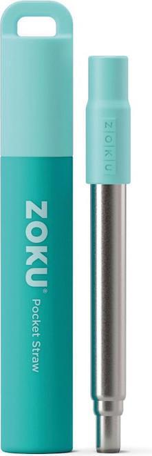 ZOKU Pocket Straw Teal