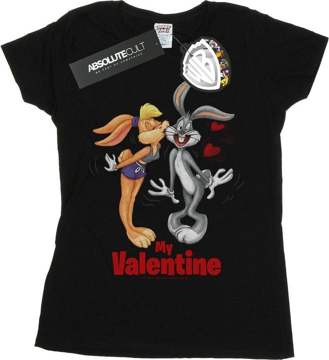 Immagine prodotto Looney Tunes Bugs Bunny And Lola Valentine's Day Maglietta Donna (S)