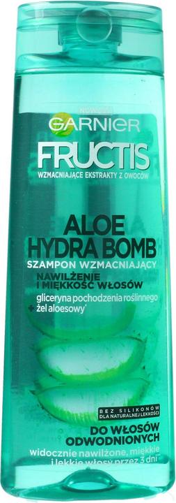 Garnier Fructis Aloe Hydra Bomb Strengthening Shampoo For Dehydrated Hair 400Ml (400 ml, Flüssiges Shampoo)