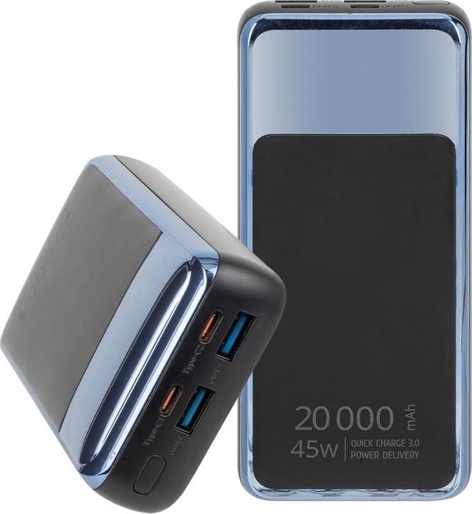 Image du produit Rivacase Batterie 20 000 Mah 45W Qc/Pd (20000 mAh, 45 W, 74 Wh)