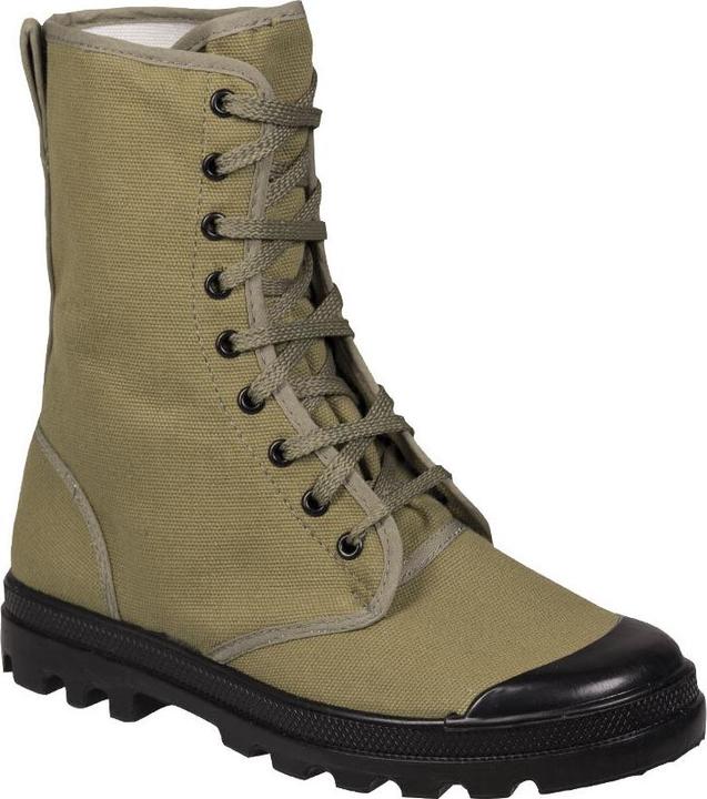 Mil-tec Franz.Com.Schuhe Canvas 9-Loch Oliv 41 (41)