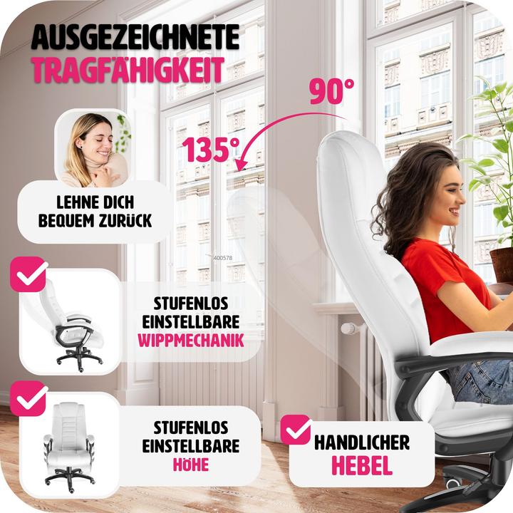 Produktbild tectake Chefsessel