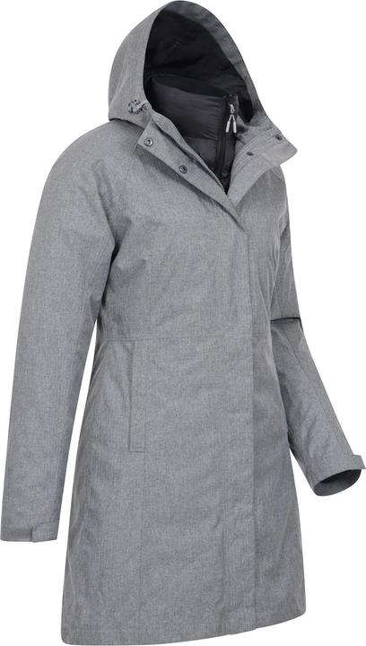 Actual product image Mountain Warehouse Womens/Ladies Alaskan Long 3 in 1 Jacket (32 D)