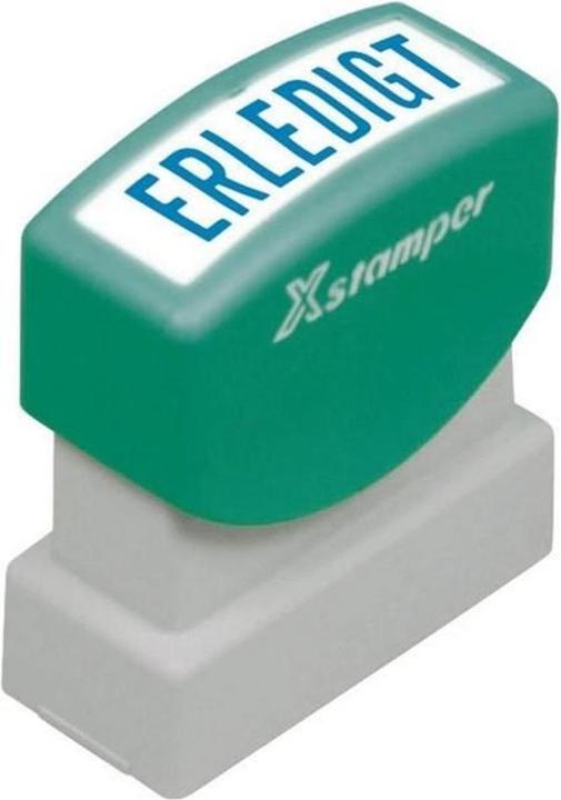 Produktbild Carfa Wort-Stempel X-Stamper, Erledigt, blau
