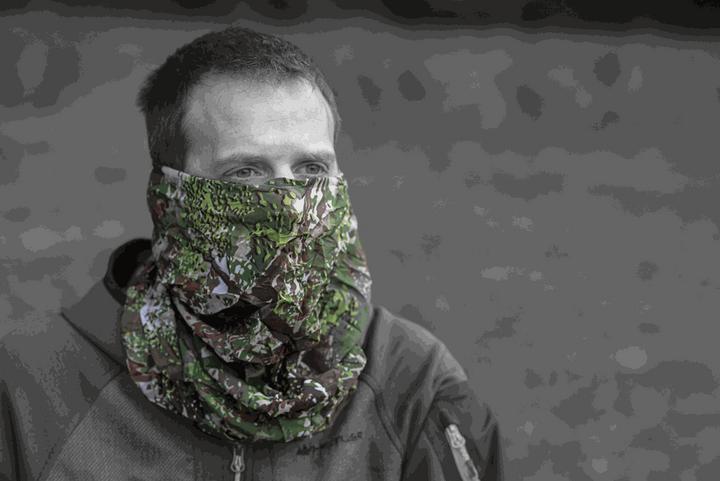 Ghosthood Tube-Scarf - CONCAMO green