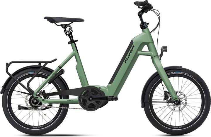 Flyer E-Bike Upstreet1 5.40 Bosch Active Line Plus 50Nm/500Wh/36V One size Comfort 20 pouces Anthraci