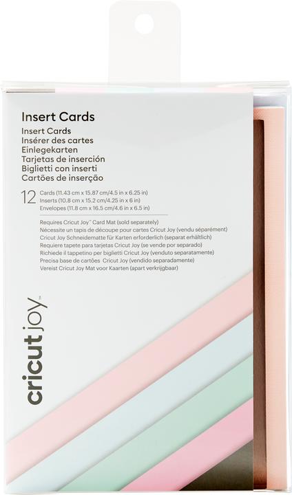 Image du produit Cricut Carte vierge Joy brun/gris clair/rose, 12 pièces (12 pcs)