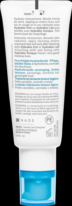 Immagine prodotto Bioderma Hydrabio (40 ml, Gel viso)